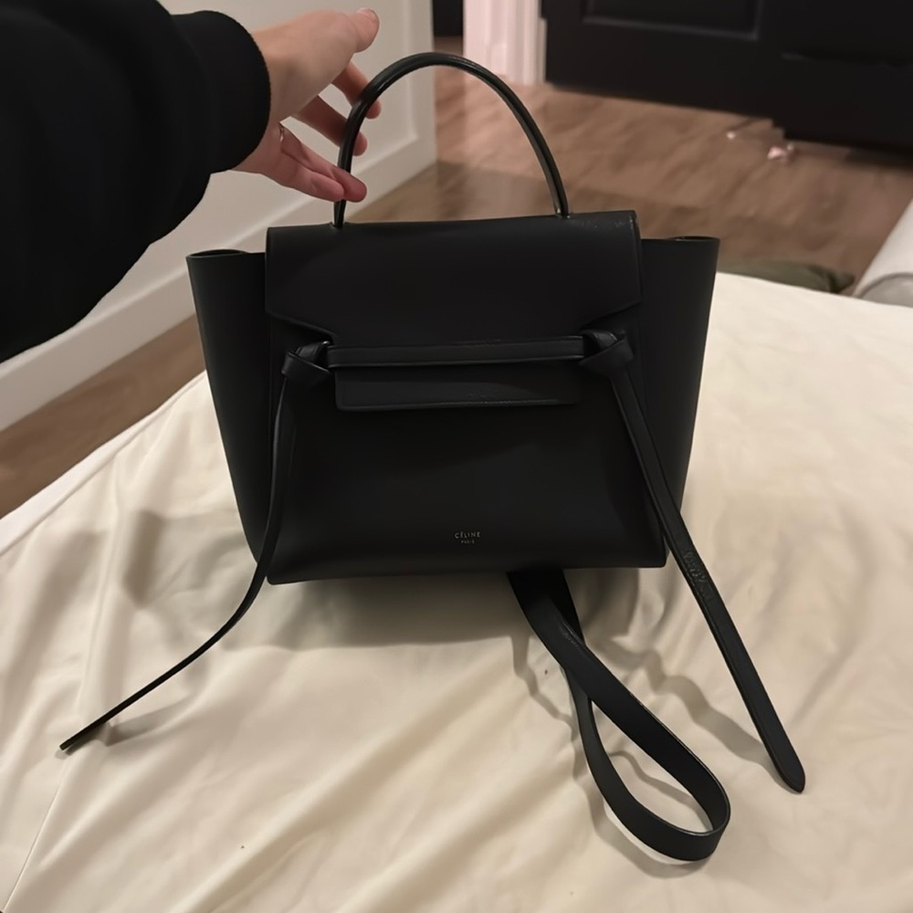 SOLD Celine Belt Bag black